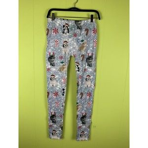 Capelli NY Women’s Leggings Size S/M Holiday Christmas Kitties And Puppies